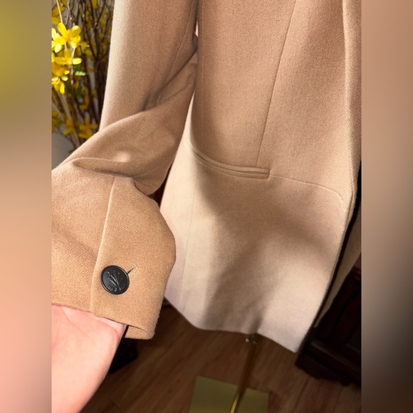 Rag & Bone Emmet Wool Blazer Jacket in Camel Tan - Size 6 - Picture 8 of 16